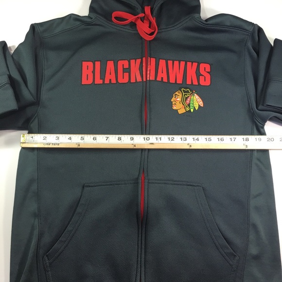 Chicago Blackhawks Full Zip Hoodie - Picture 4 of 6